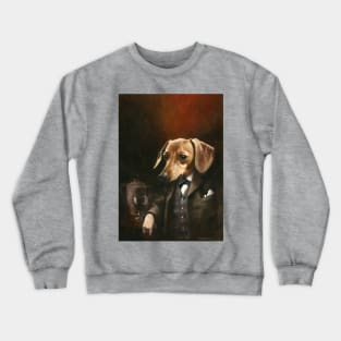 Victorian Gentleman Dachshund Crewneck Sweatshirt